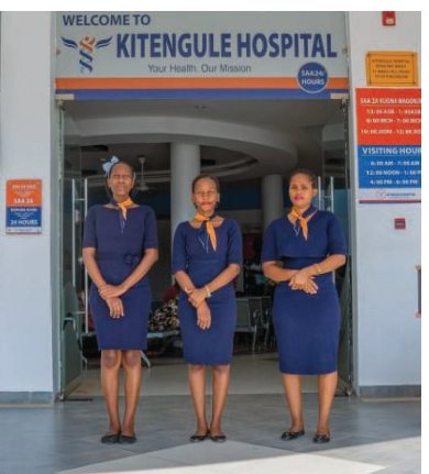 Kitengule ushers welcoming visitors