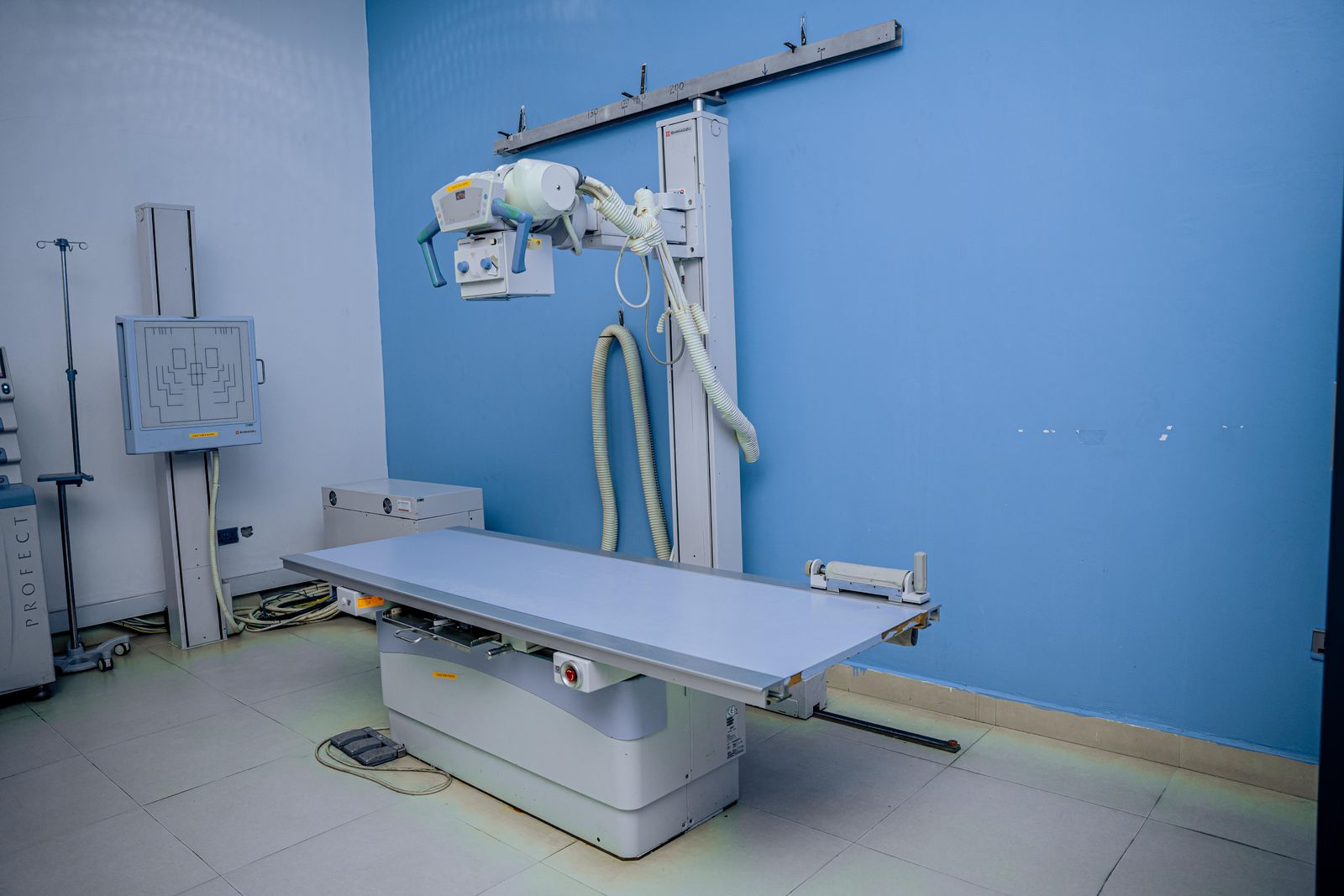 X-ray room at Kitengule Hospital